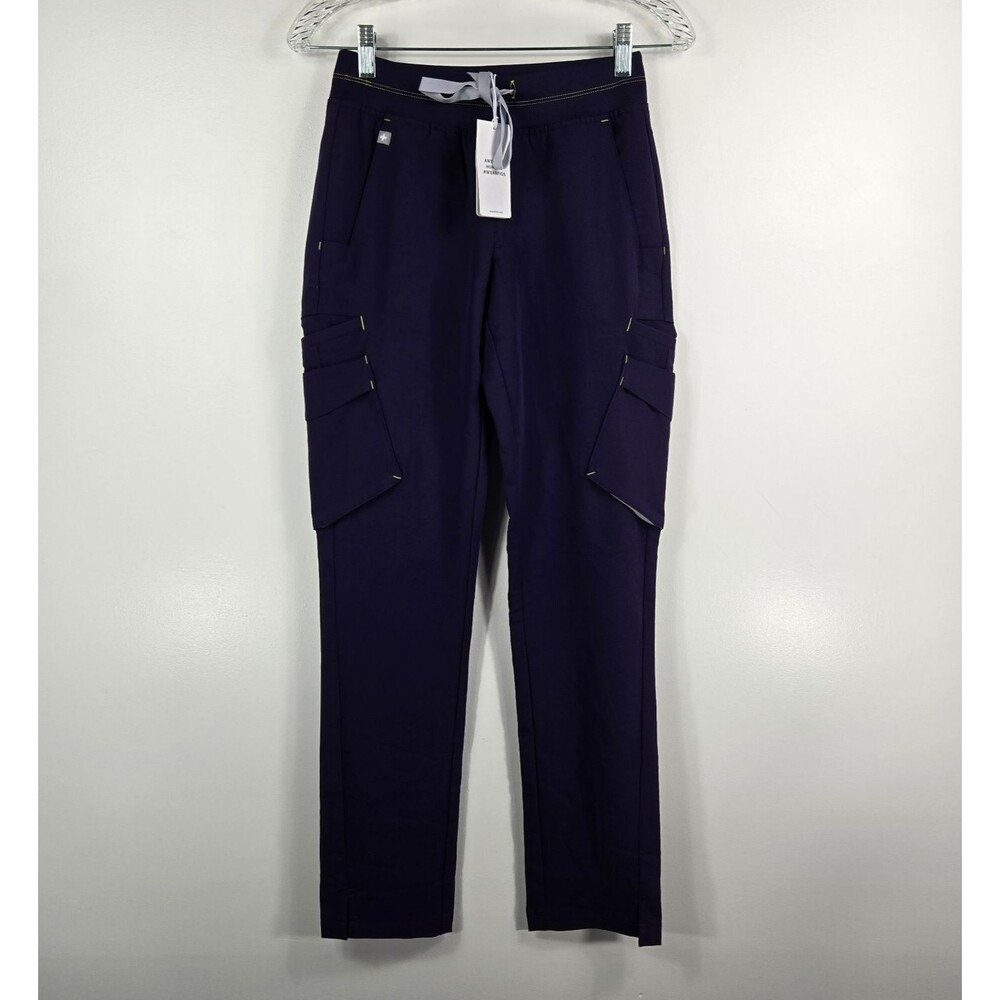 Figs Women's Size XXS‎ Soeng Purple Scrub Pants NWT